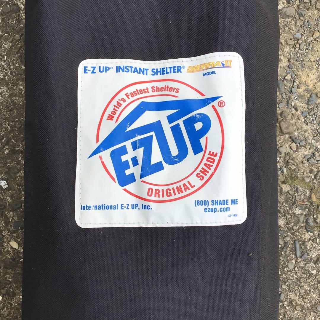E-Z UP タープ　2.4m インスタントシェルター モデルII 青
