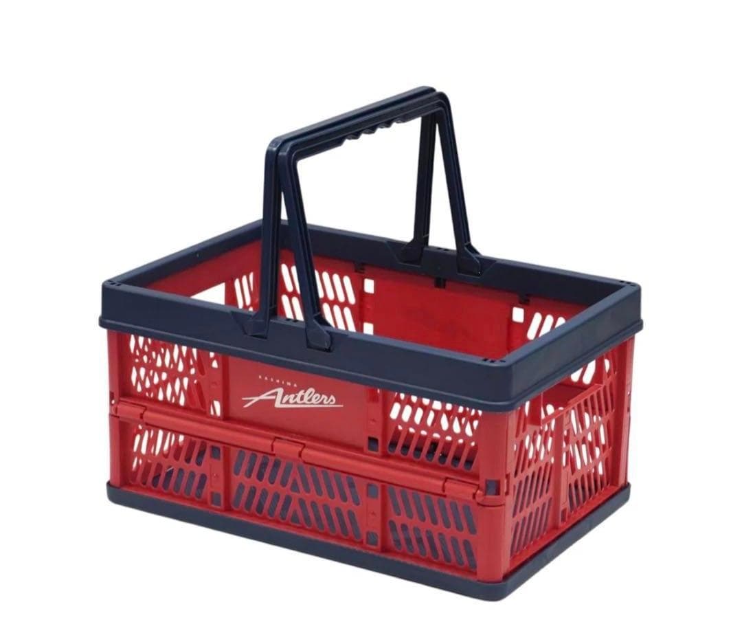 鹿島アントラーズ　折りたたみコンテナ（小）新品