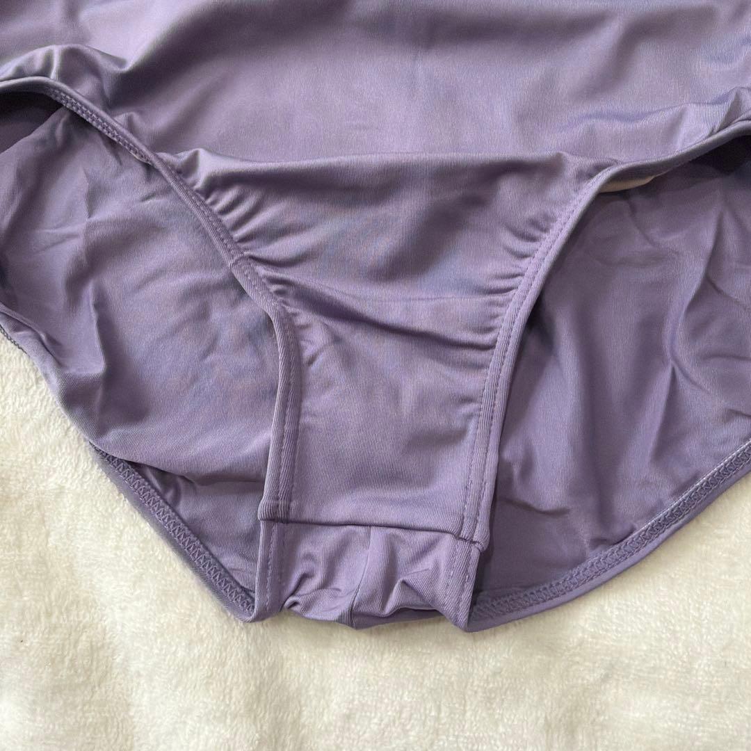 新品　未使用　匿名配送　Chacott 優しい淡いパープル レオタード　Lサイズ