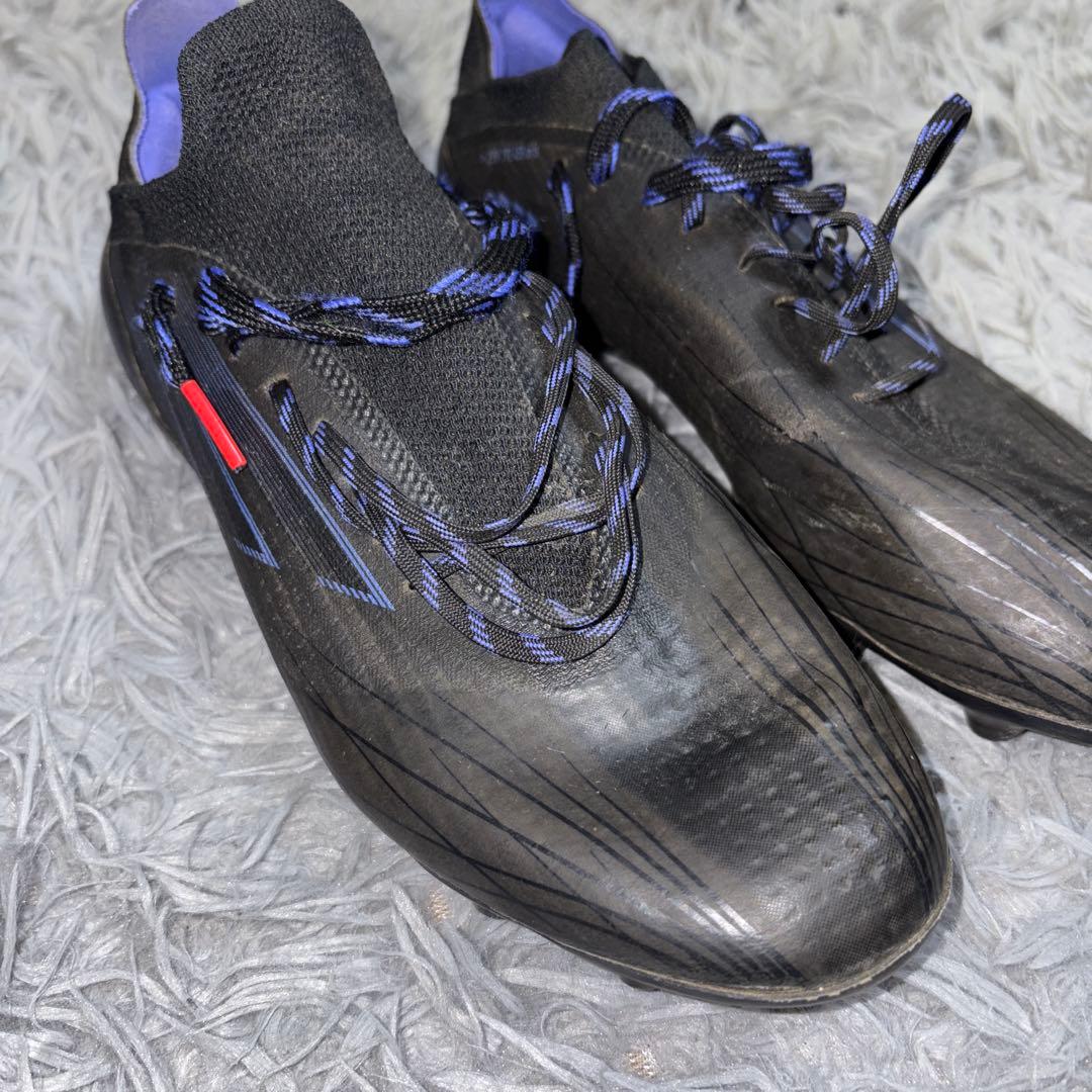 ⭐️超お得 1回のみ使用adidas サッカースパイク ブラック/パープル