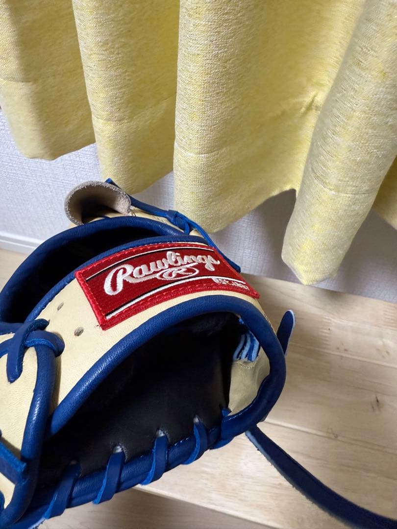 Rawlings ローリングス　限定 軟式グローブ ベージュ/青