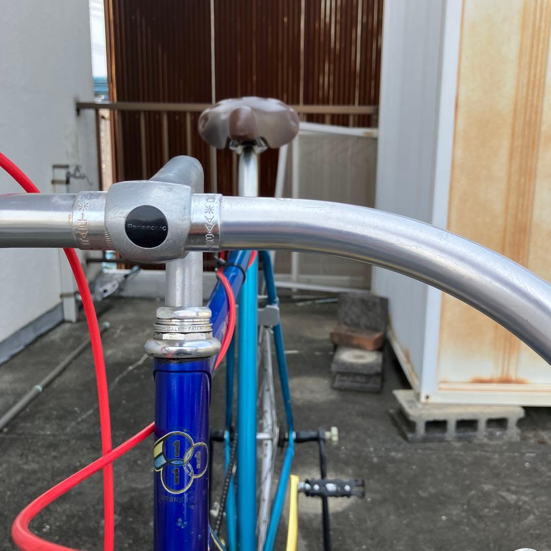 三連勝シングルギア ピストバイクフレームにN JS刻印あり
