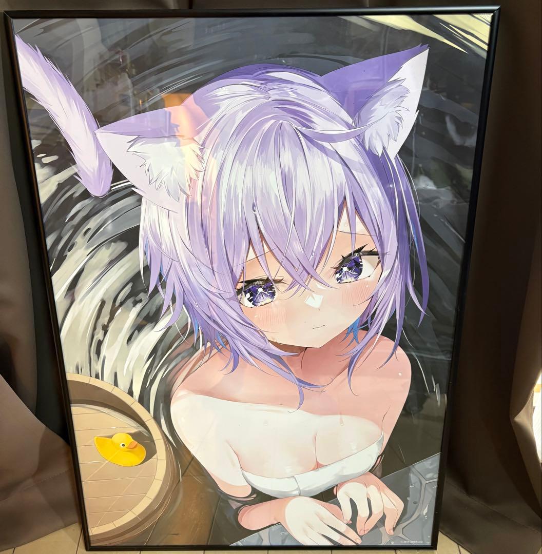猫又おかゆ様　推しグッツまとめ販売　等身大タペストリー込み