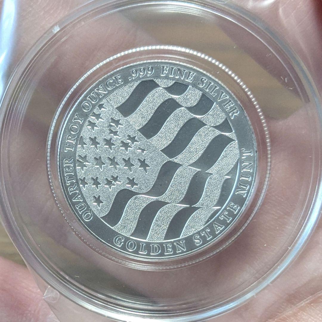 アメリカ イーグル 銀貨 1/4 オンス 純銀 