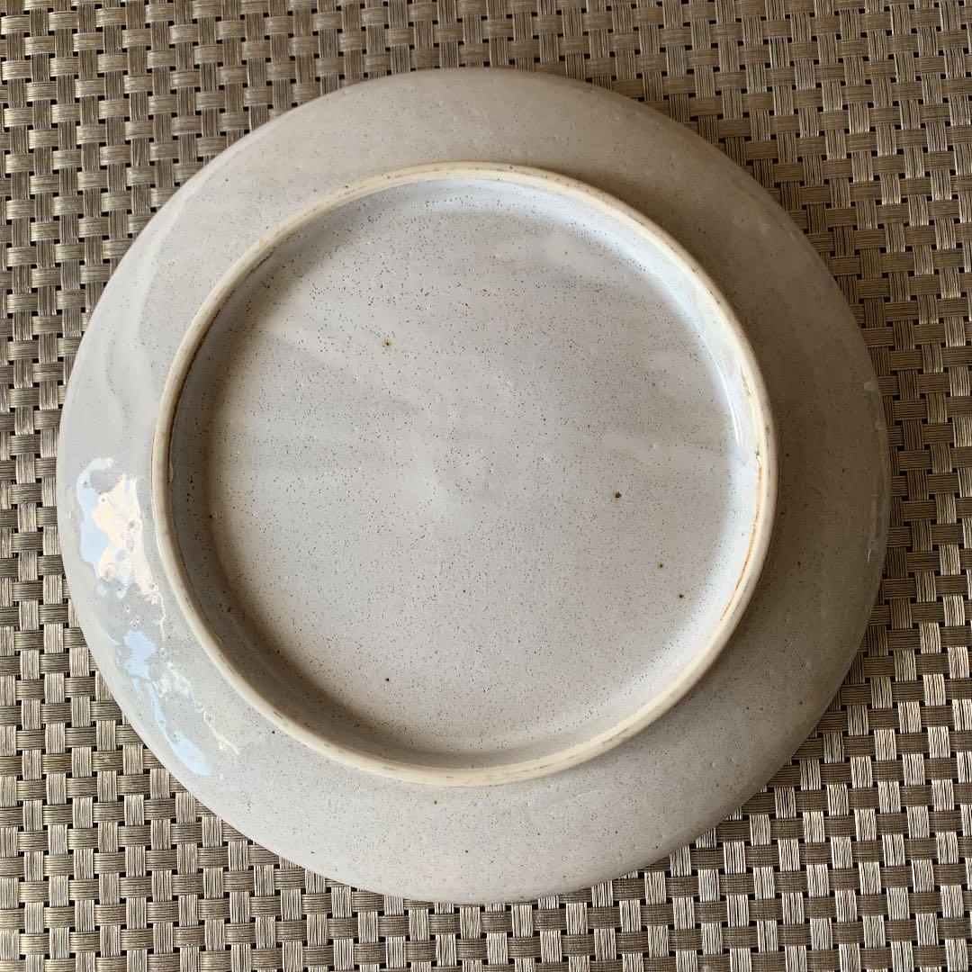 和食器 罫書紅梅　３枚セット　食器　丸皿