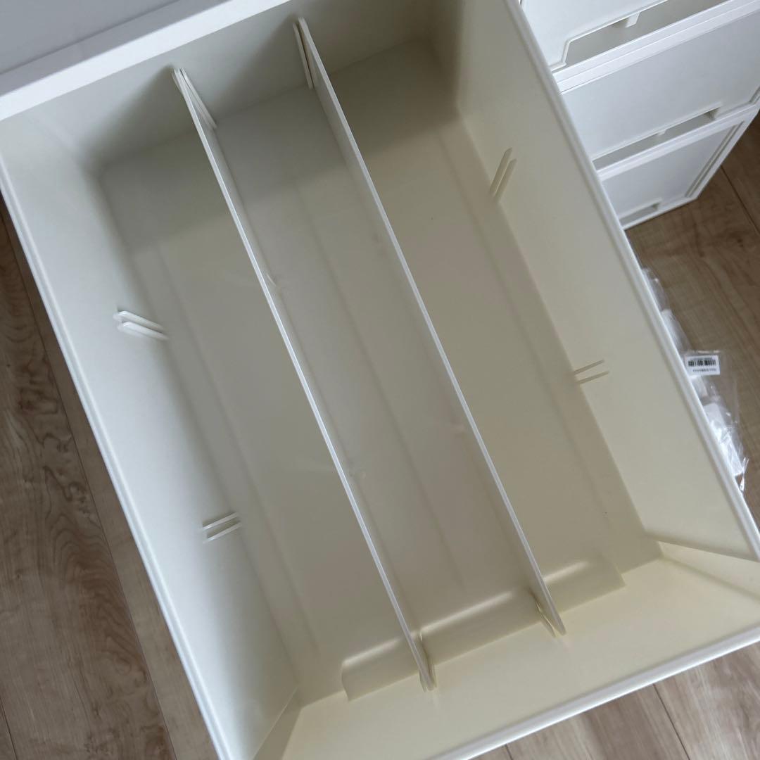 新品 KEYUKA ケユカ 収納ケース 衣類ケース 仕切Clotze Sサイズ②