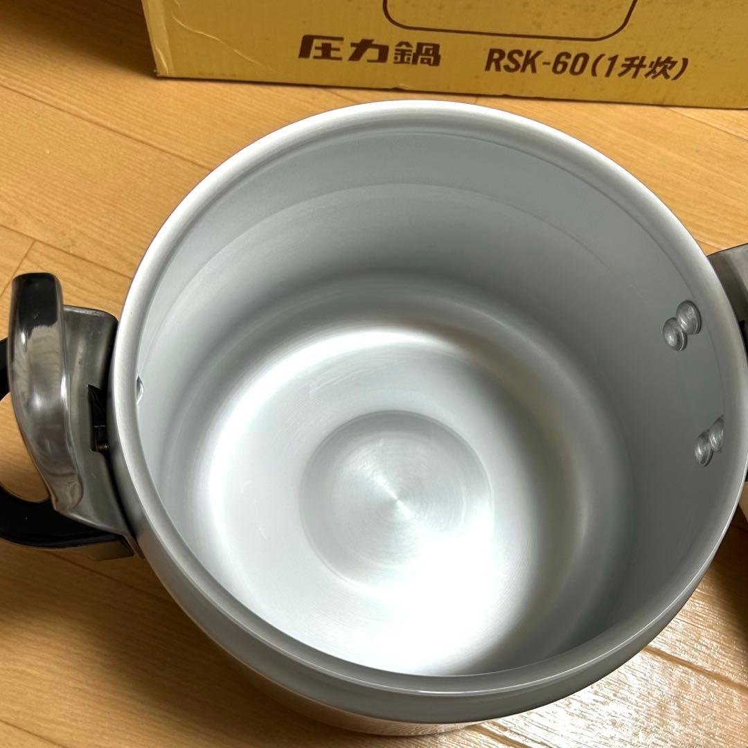 お値下げ可能◎理研 圧力鍋 6ℓ 一升炊 RIKEN 両手鍋 RSK-60