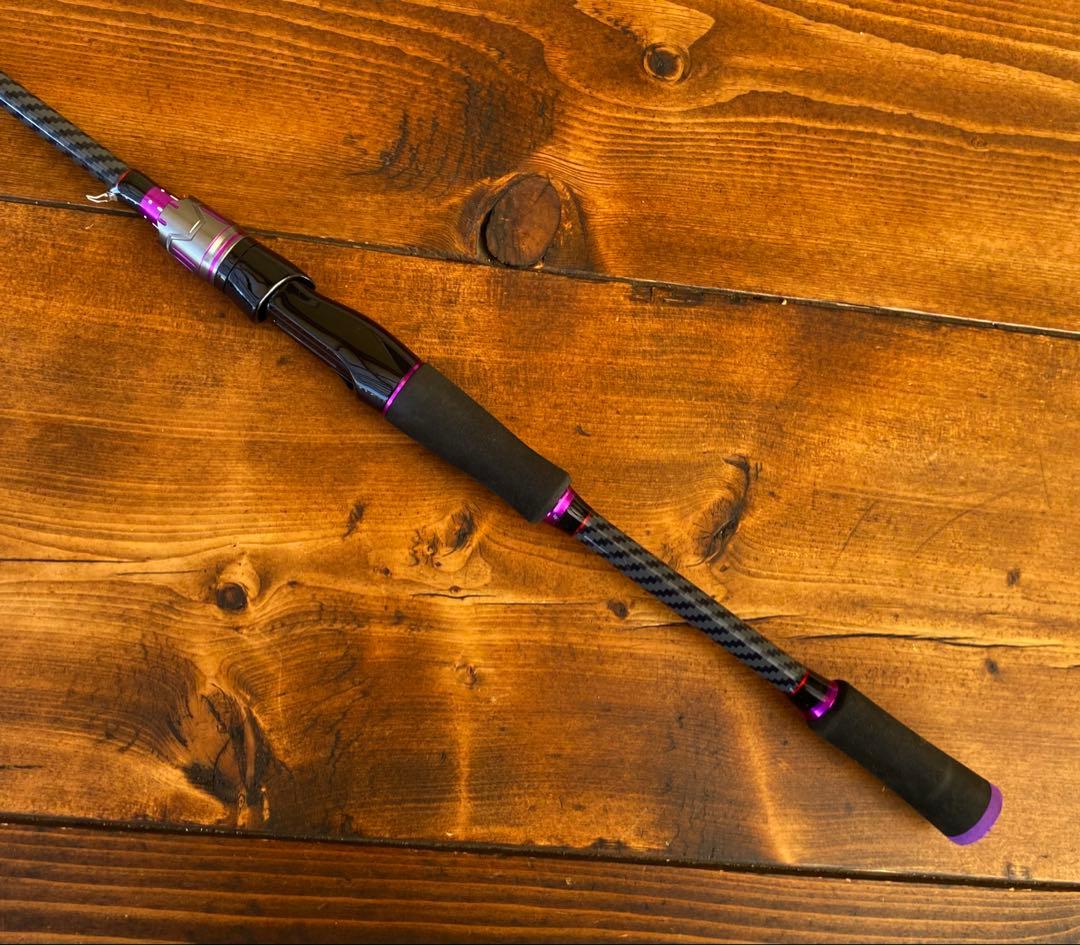 釣り竿セット　2ピースロッド　バスロッド　6ft スピニングロッド　カーボン製
