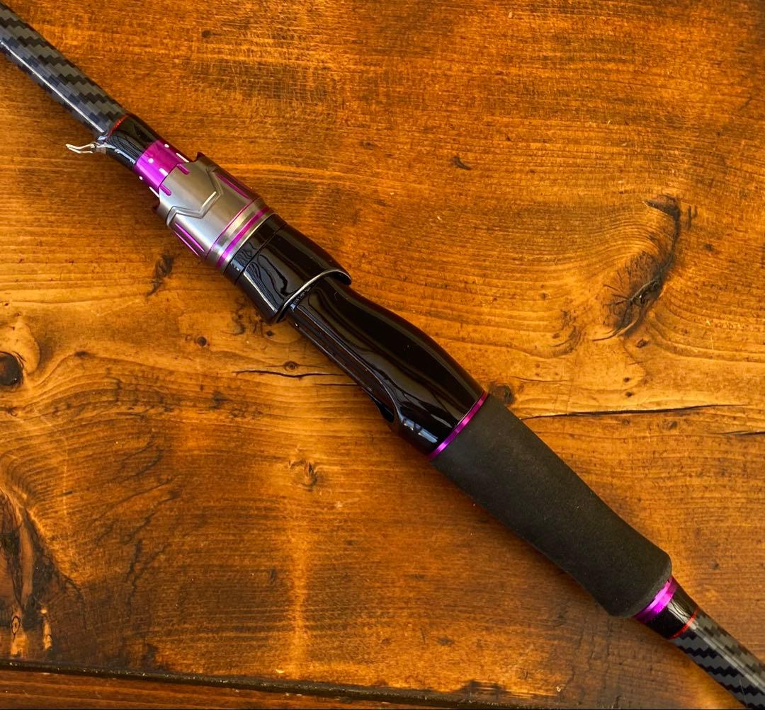 釣り竿セット　2ピースロッド　バスロッド　6ft スピニングロッド　カーボン製