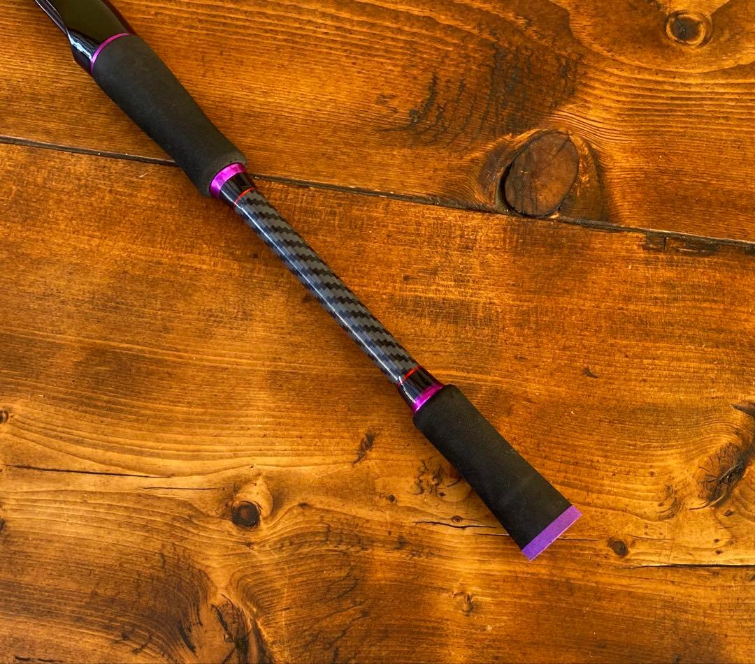 釣り竿セット　2ピースロッド　バスロッド　6ft スピニングロッド　カーボン製