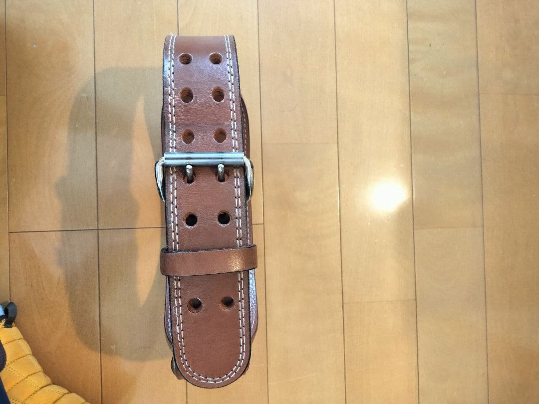 ゴールドジムプロレザーベルト・Mサイズ