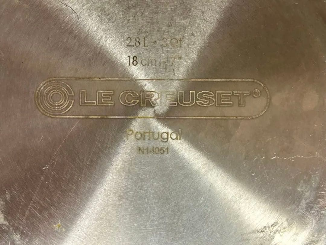 ツ*ム様 LE CREUSET 高級ステンレス　片手鍋 18cm ル・クルーゼ