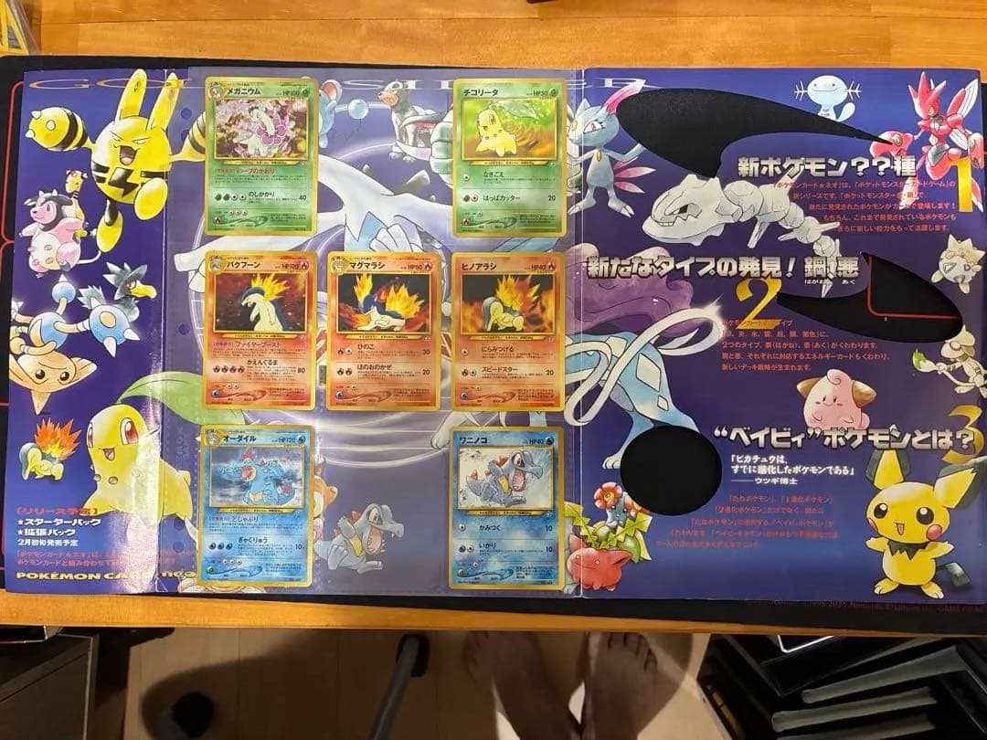 ポケットモンスター金・銀発売記念 プレミアムファイル ポケモンカード
