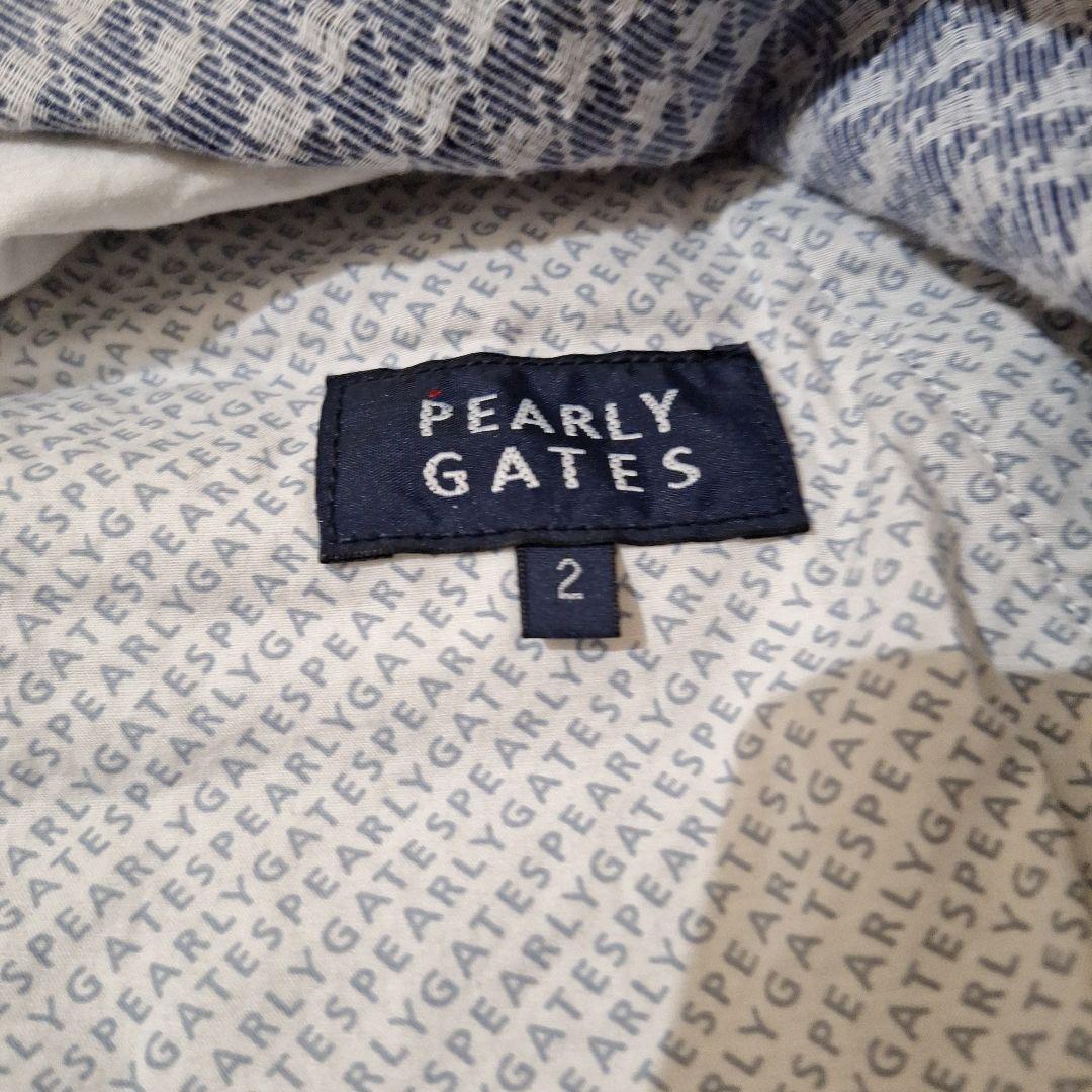 PEARLY GATES ネイビー チェーン柄 スカート サイズ2