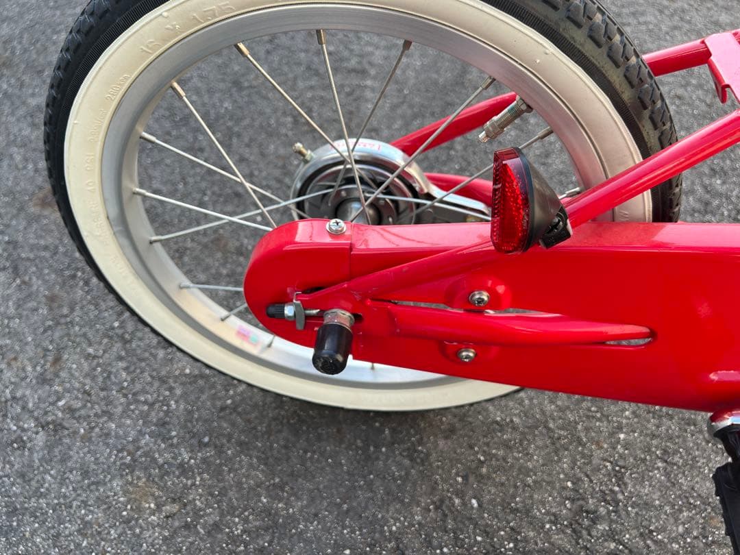 3連休セール中！【引取限定】【室内保管・美品】子供用自転車 16インチ 赤