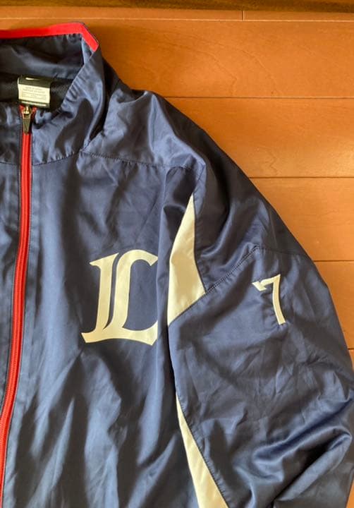 【実使用・支給品】西武ライオンズウィンドブレーカー★左袖刺繍7