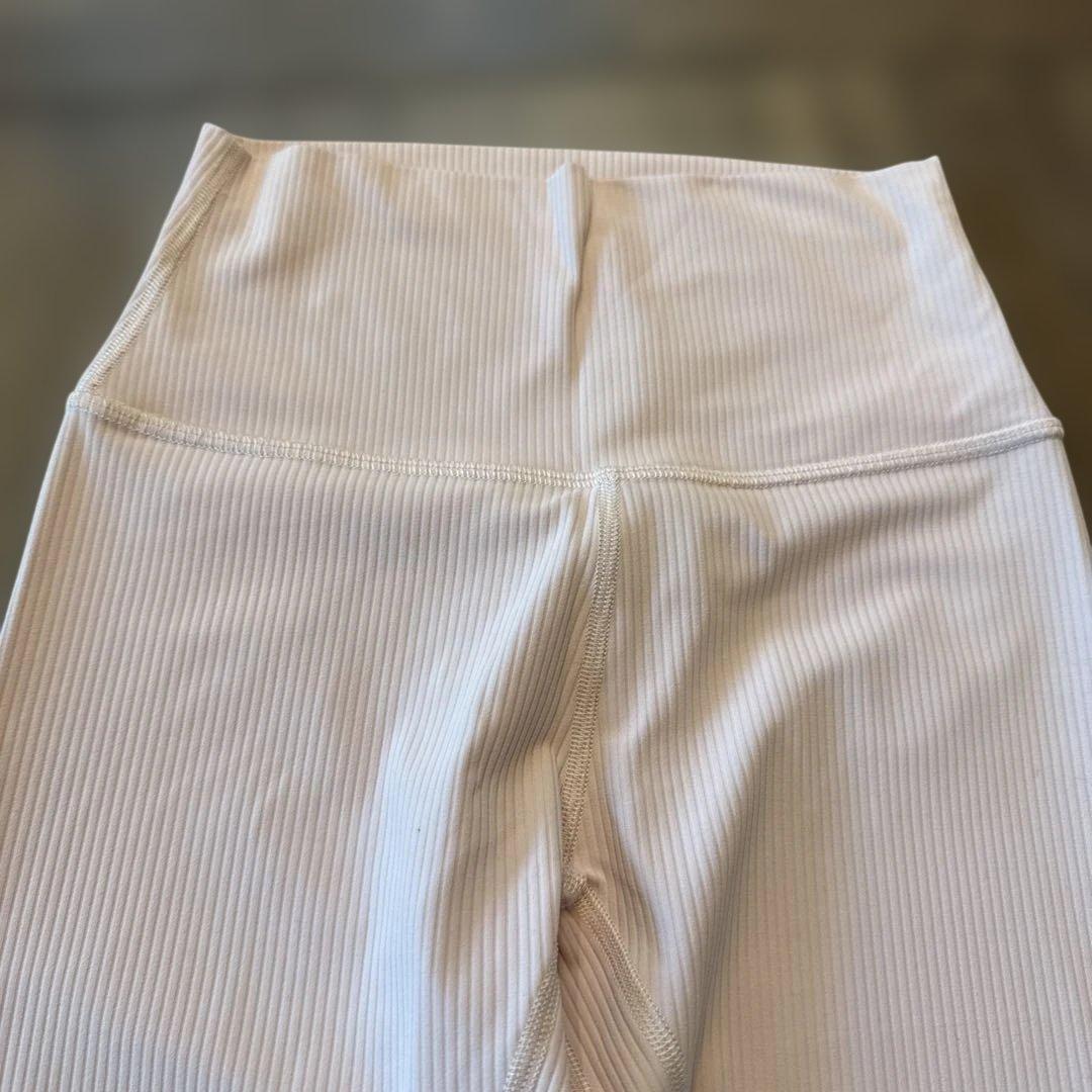 ルルレモン lululemon リブ　ヨガウェア　レギンス　S ピンク