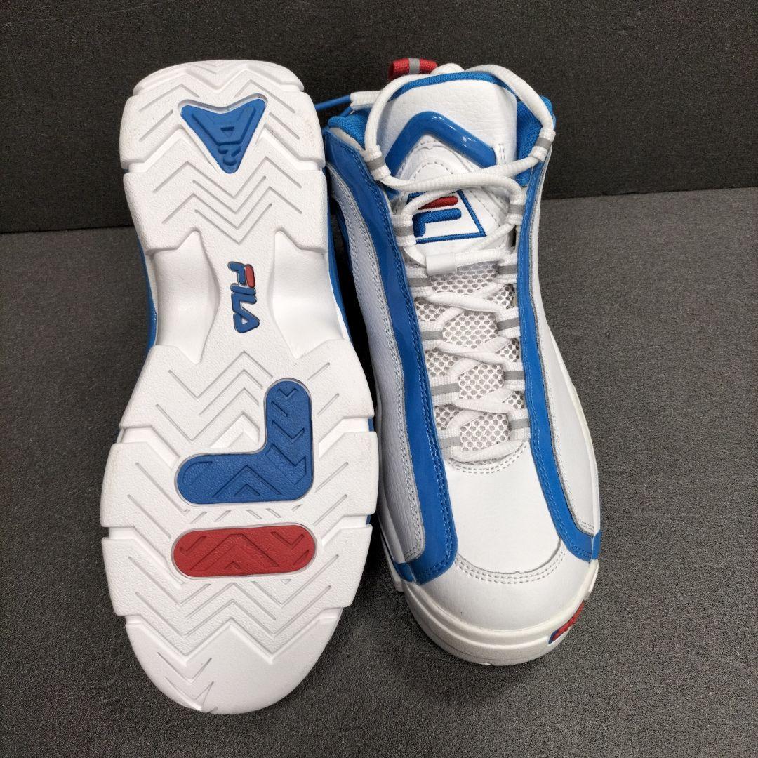 FILA バスケットボールシューズ 25.0cm ホワイト/ブルー/ゴールド