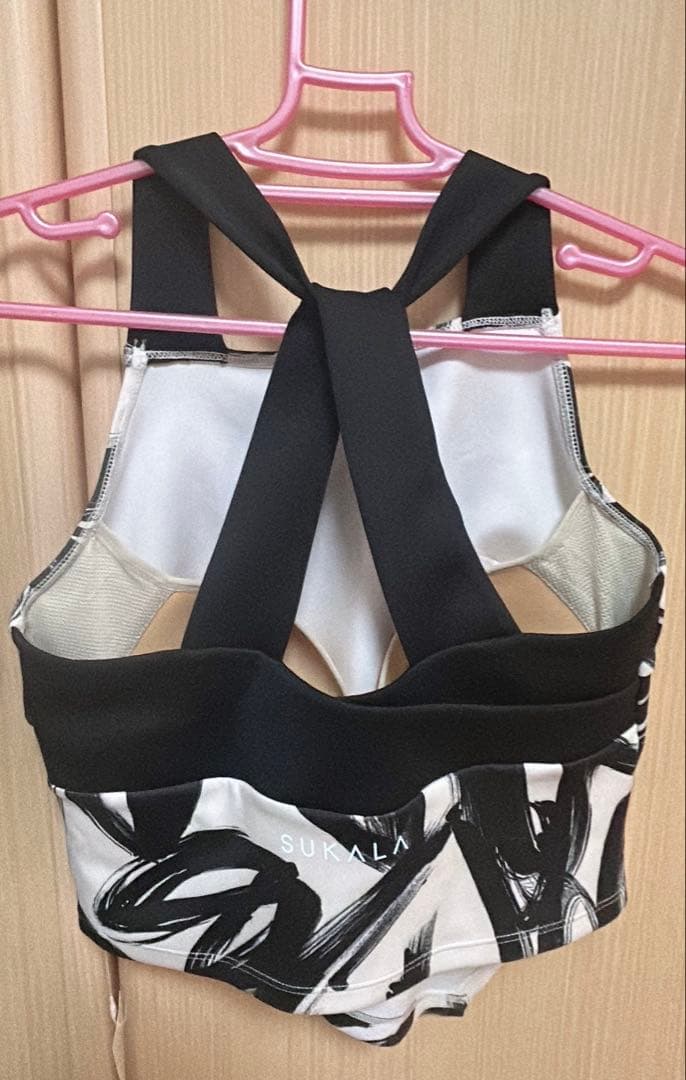 【SUKALA】【Sサイズ】ハートプリントホルターネックブラトップ【完売品】