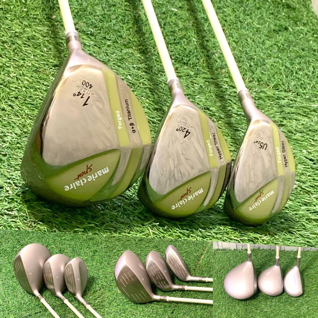 美品 マリクレールスポーツ MC5 レディースゴルフクラブセット 超美品バッグ付