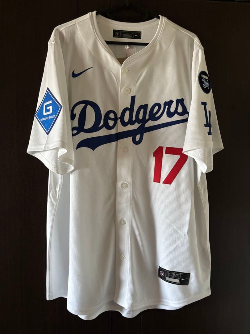 ドジャース 大谷翔平 ユニフォーム Lサイズ ゴールドバッターマン 正規品