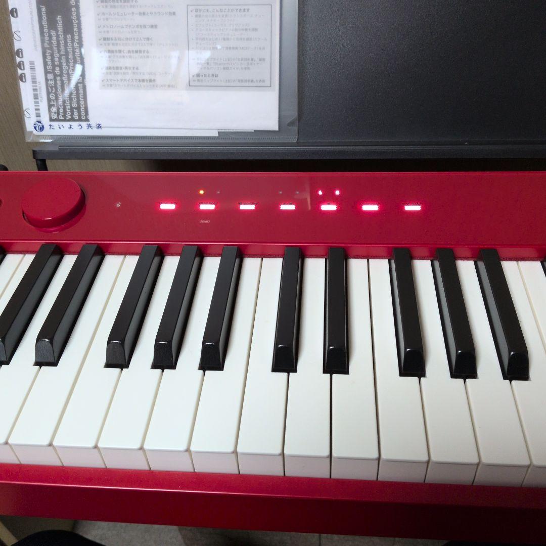 引き取り限定(堺市)　CASIO PX-S1000 赤 88鍵 デジタルピアノ