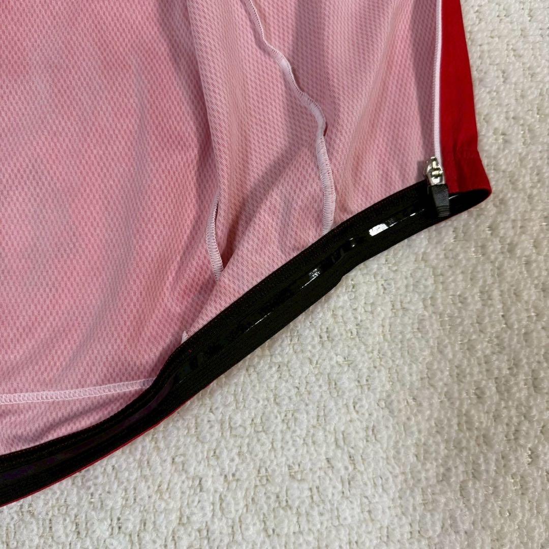 未使用品 デッドストック CINELLI ジャージ L サイクルジャージ 赤/白