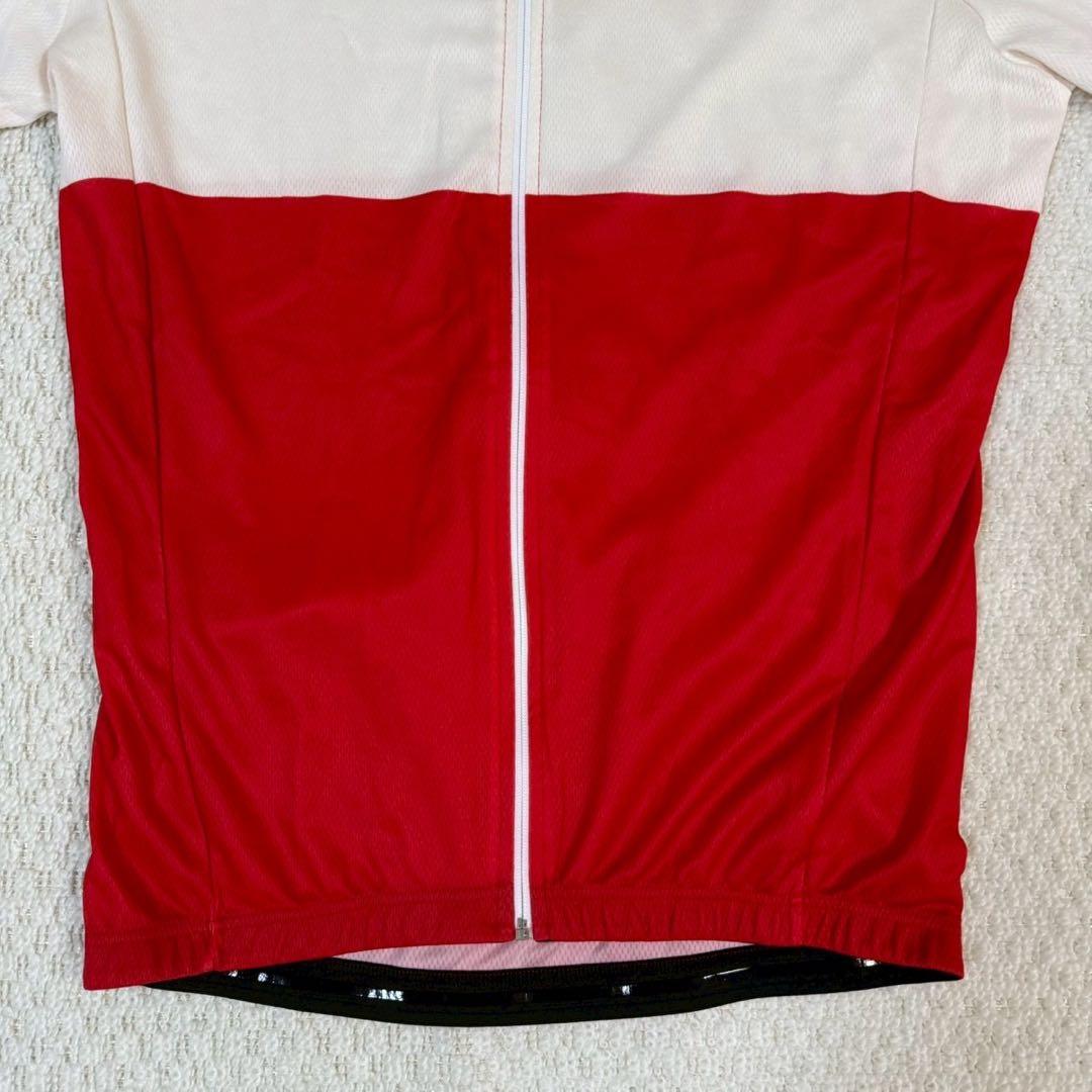 未使用品 デッドストック CINELLI ジャージ L サイクルジャージ 赤/白