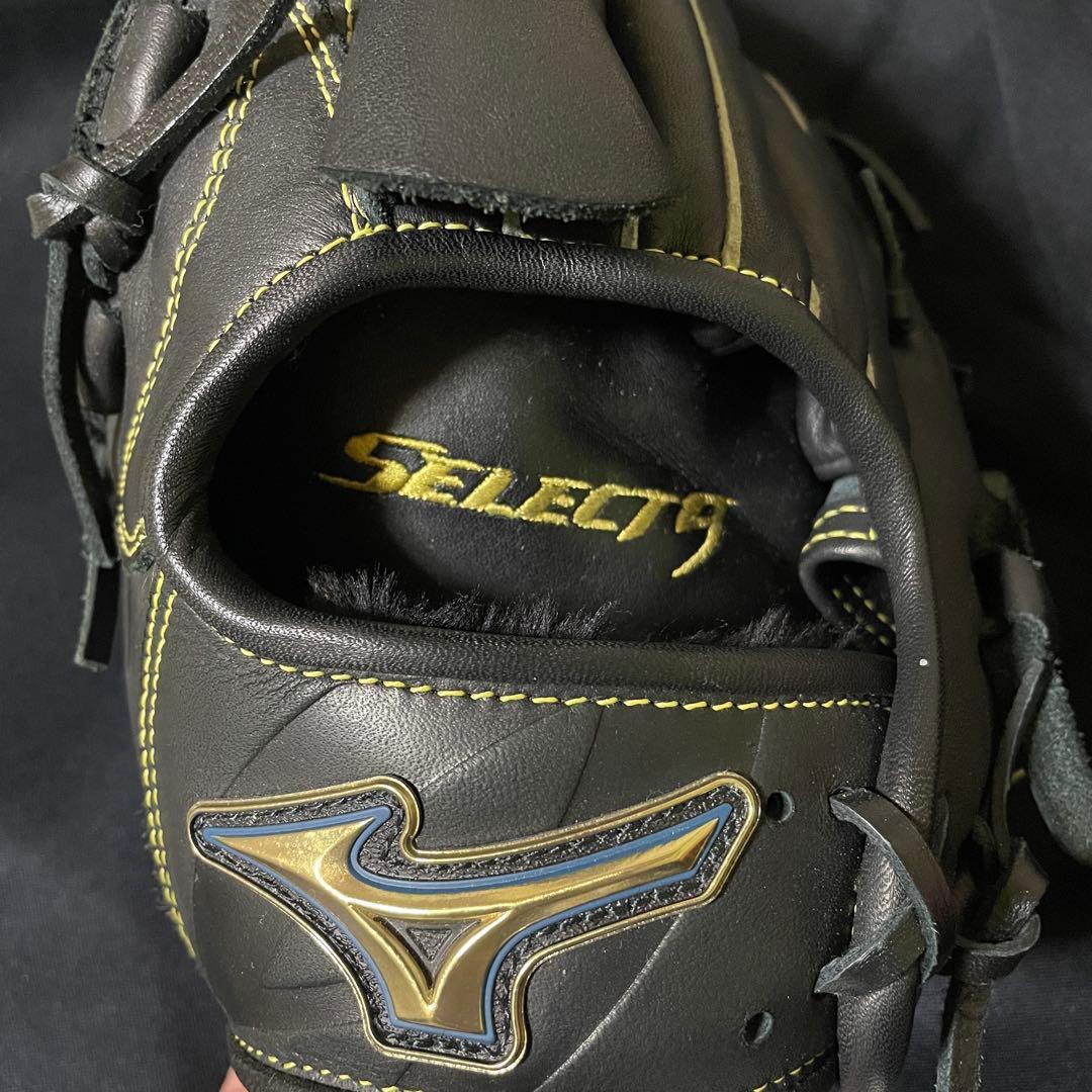 Mizuno Select9 軟式ピッチャー用グローブ 左利き　ブラック