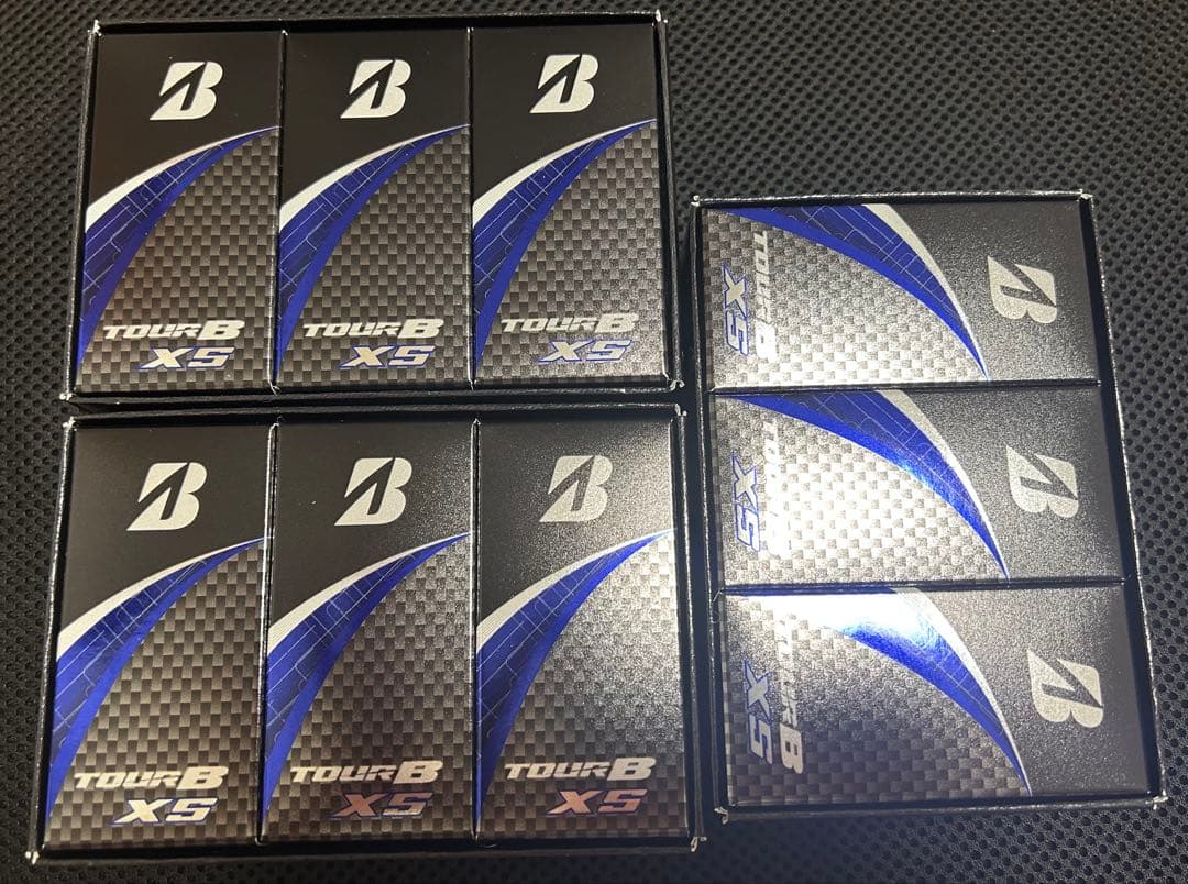 【匿名配送】Bridgestone Tour B XS ゴルフボール 6個 3箱
