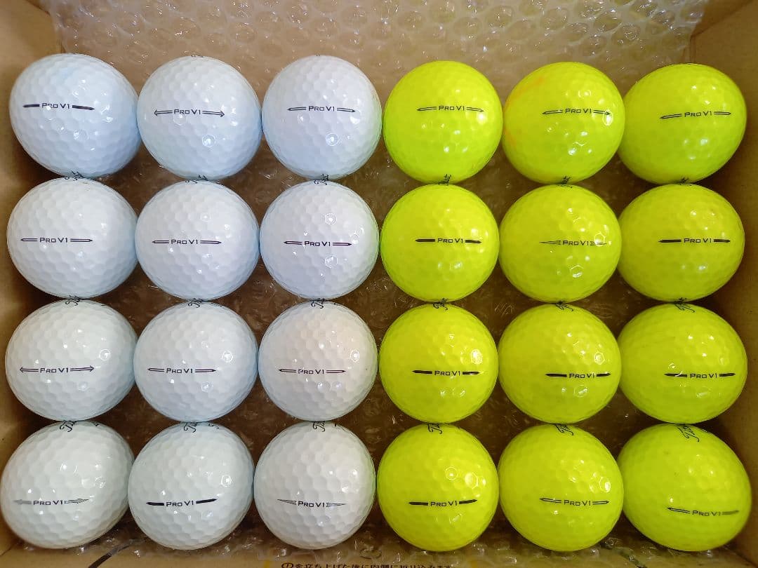美品タイトリスト PRO V1 ロストボール24球