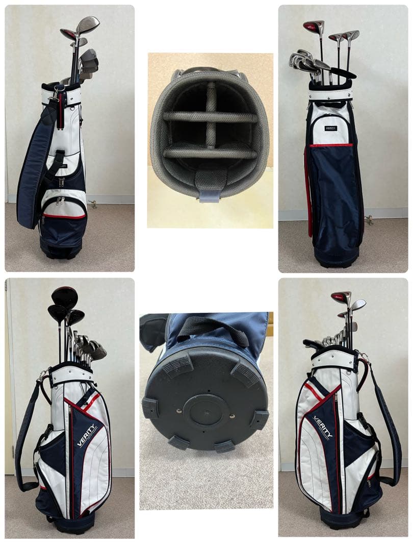 marumanVERITY他メンズゴルフクラブ14本セットキャディバッグ付