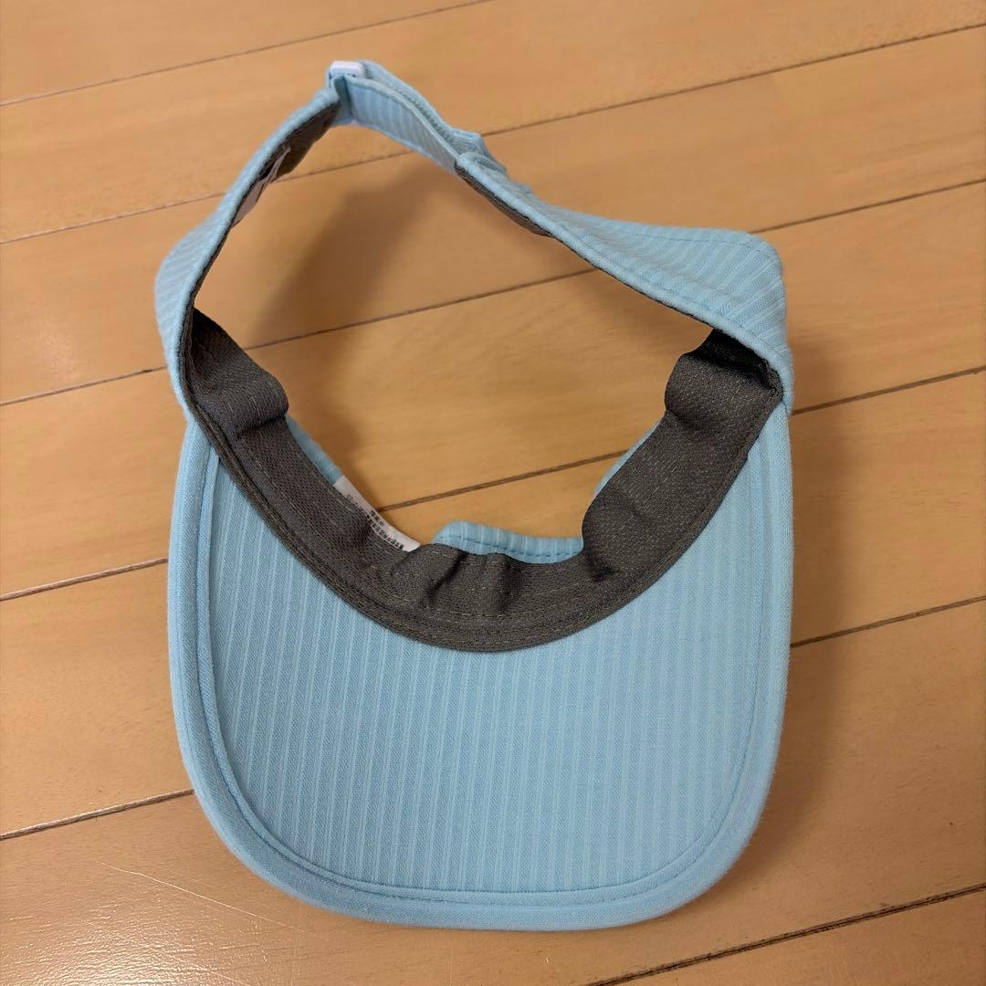 FILA 水色 ハーフパンツ バイザーセット