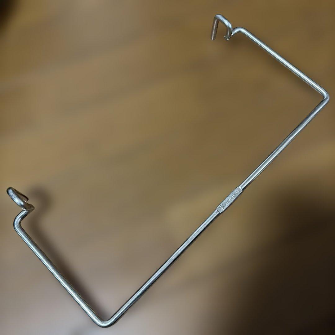 スノーピーク　ハーフユニット　ハンガー　ステンレス　バンド付き