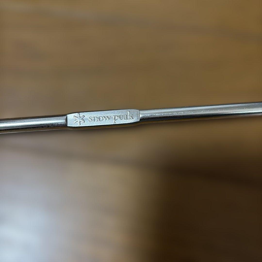 スノーピーク　ハーフユニット　ハンガー　ステンレス　バンド付き