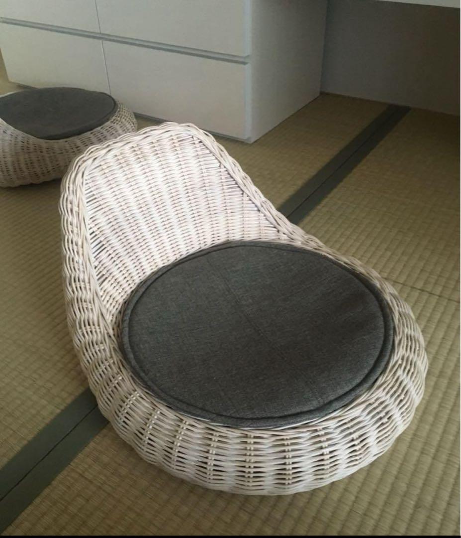 みー2脚CHERRY チェリー 座椅子チェア 椅子 ラタン RATTAN