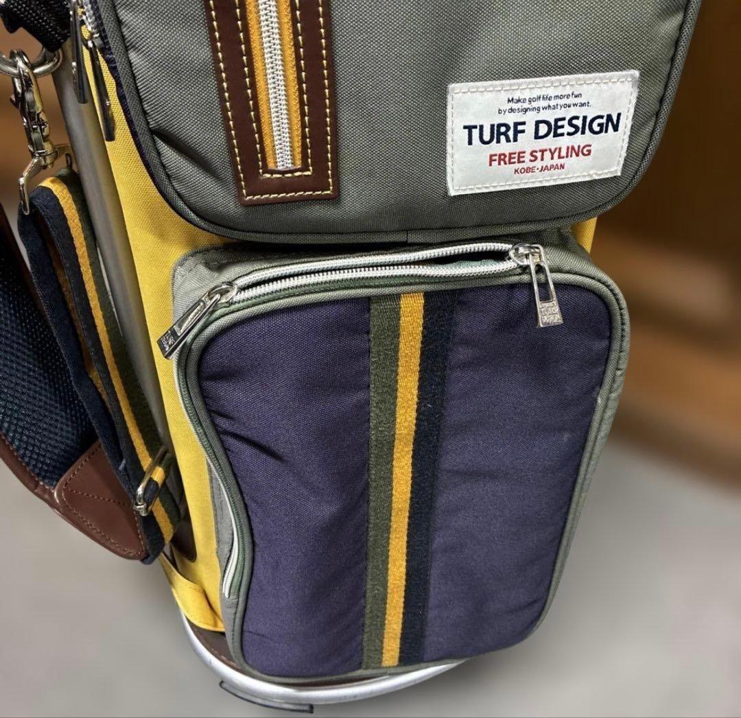 TURF DESIGN ゴルフバッグ 帆布 9.5型 軽量 ターフデザイン