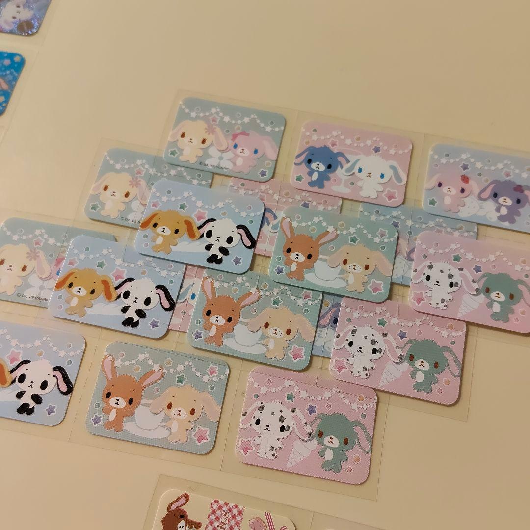 シュガーバニーズ Sugarbunnies キャラクターシールセット 平成レトロ