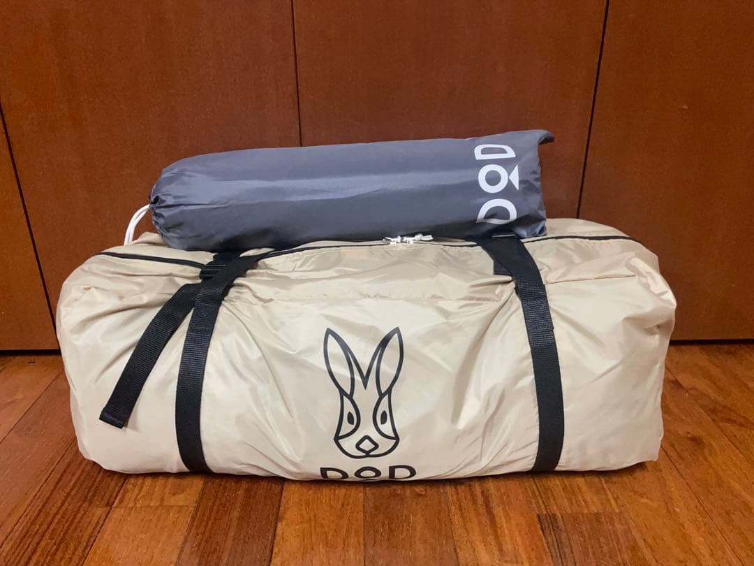 DOD ワンポールテントL（8人用）と専用グランドシートのセット 未使用品