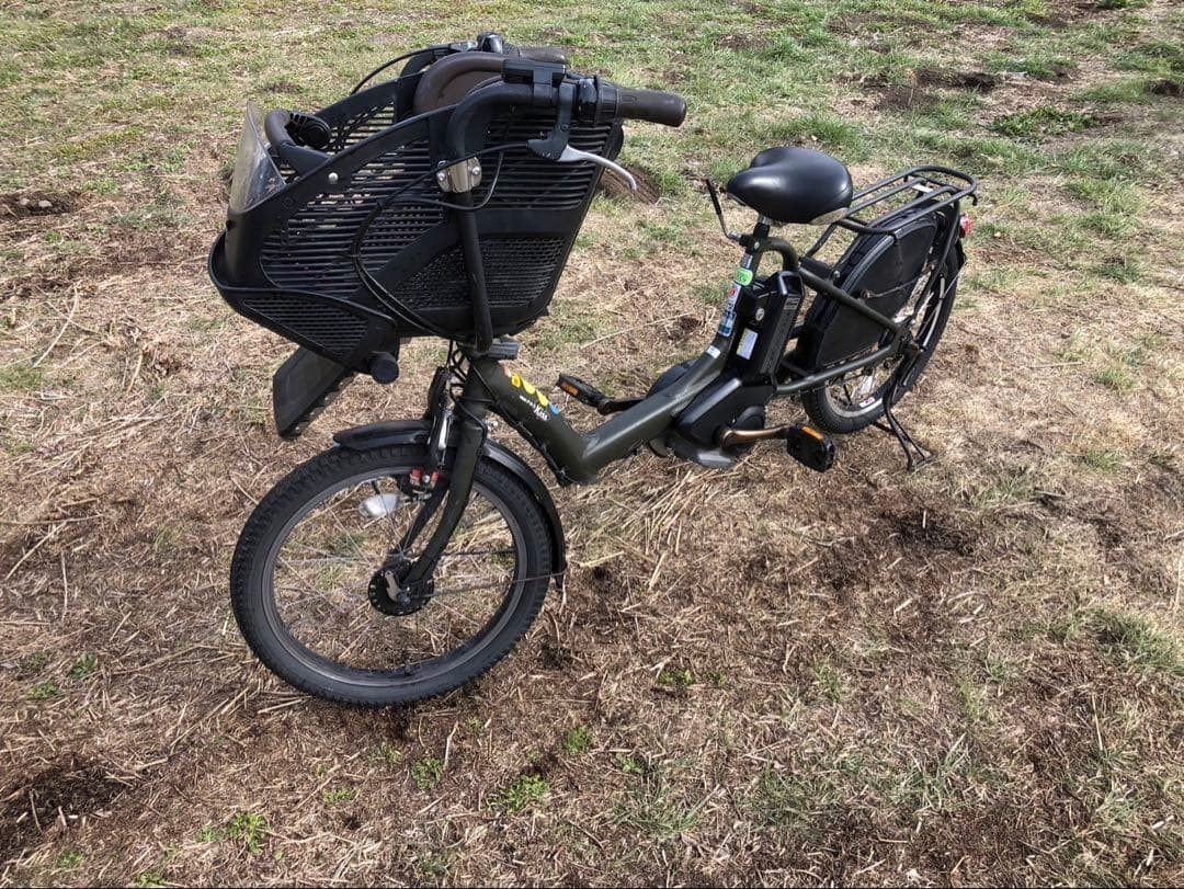 引き取り限定　ヤマハ電動アシスト自転車 PAS Kissチャイルドシート付き