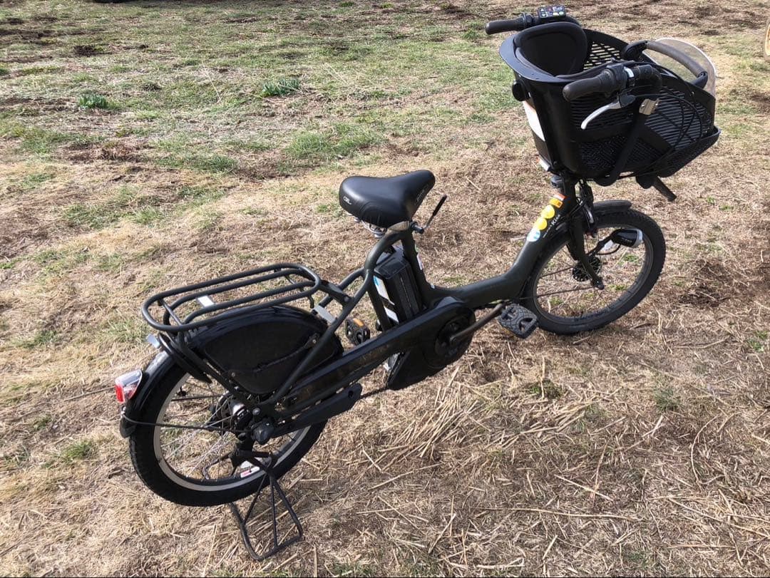 引き取り限定　ヤマハ電動アシスト自転車 PAS Kissチャイルドシート付き