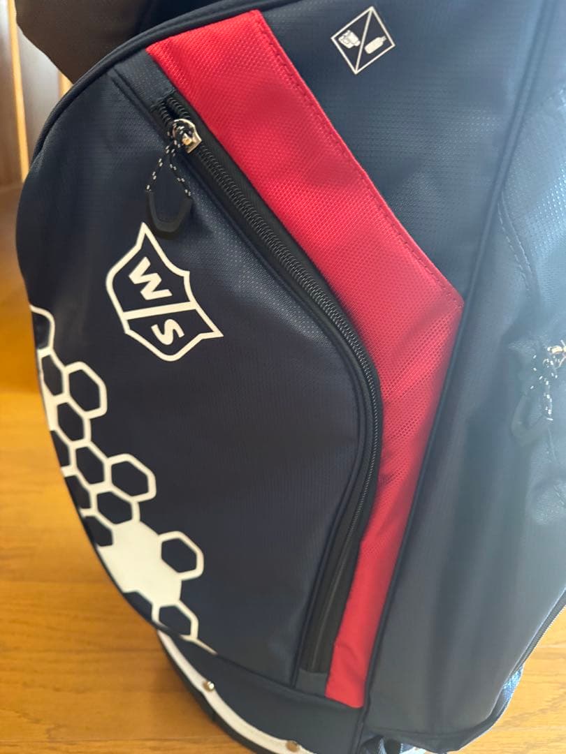 Wilson ゴルフバッグ ネイビー レッド