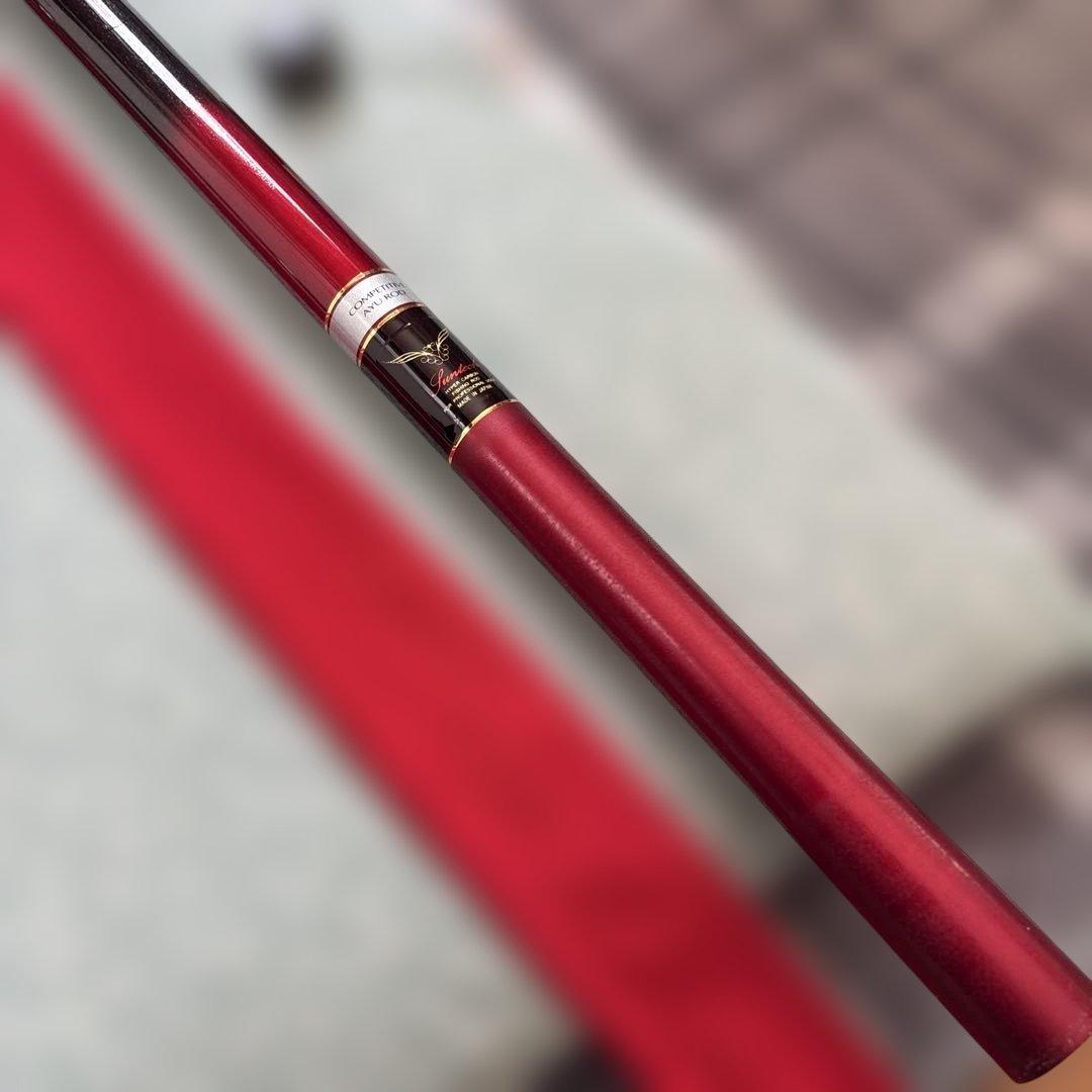 サンテック Arius 鮎竿 カーボン製 赤黒