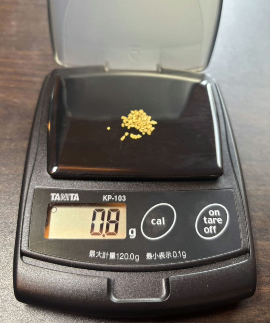 砂金　金　0.8g K21.6 GOLD
