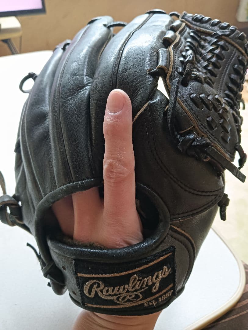Rawlings 硬式グローブ 右投げ 黒