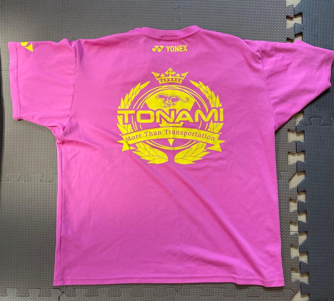 TONAMI ピンクシャツ YONEXサイズL