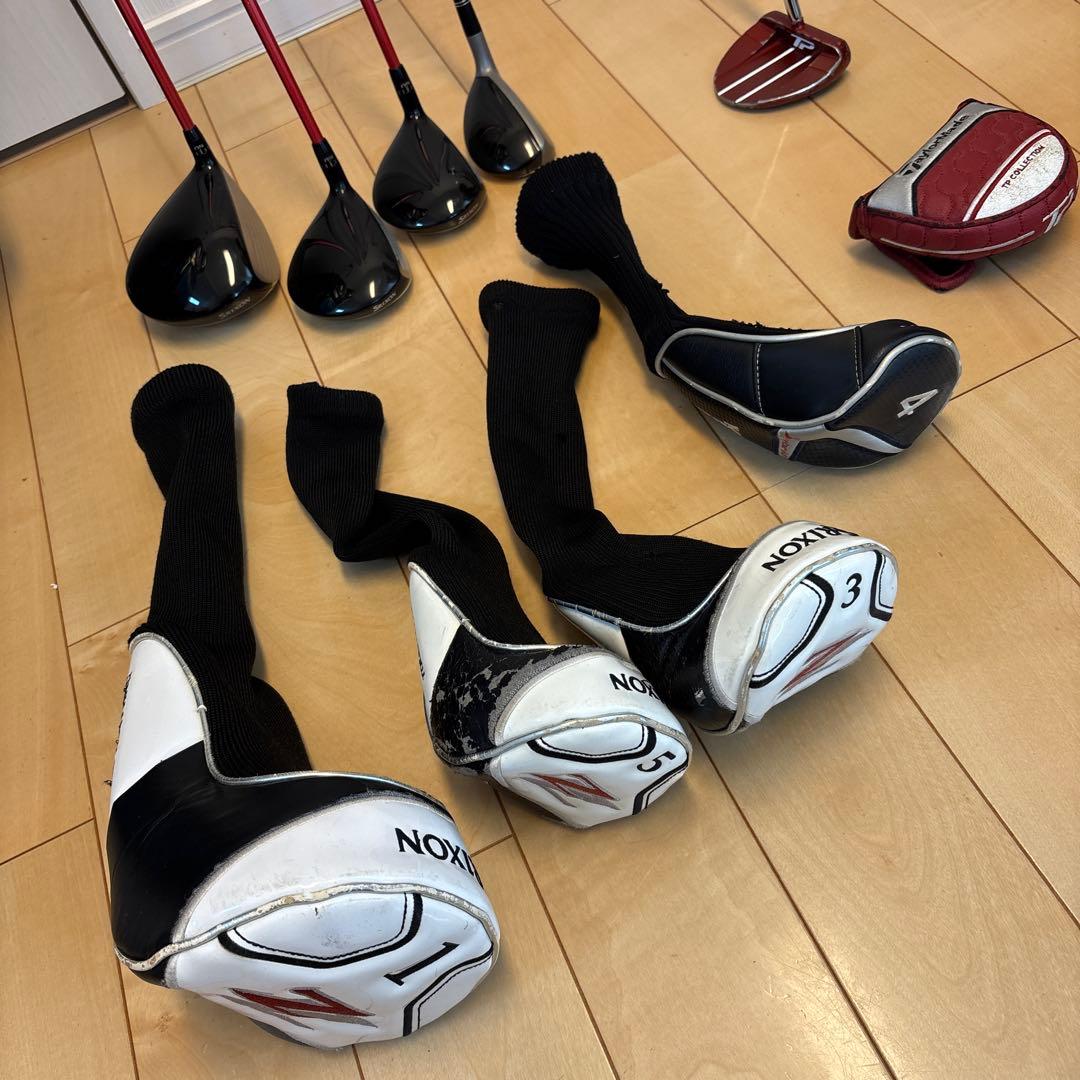Titleist ゴルフバッグSrixonクラブセットTaylorMadeパター