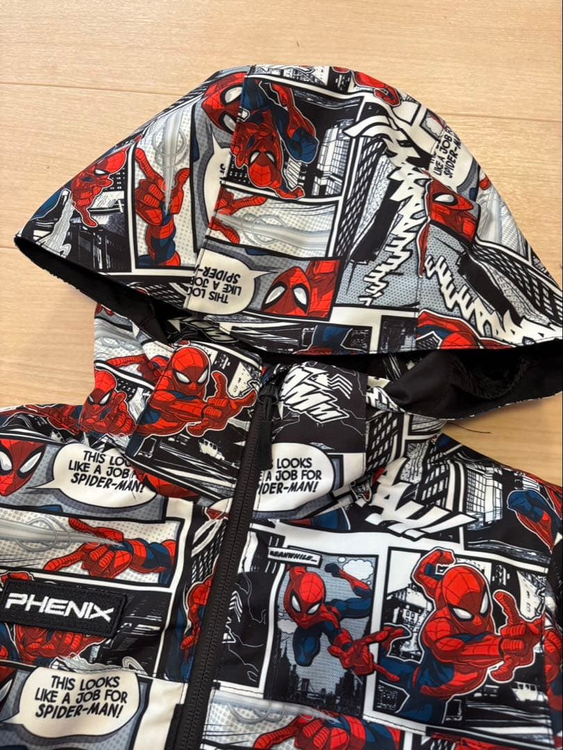 phenix キッズ　スキー・スノボウェア　110MARVELスパイダーマン柄