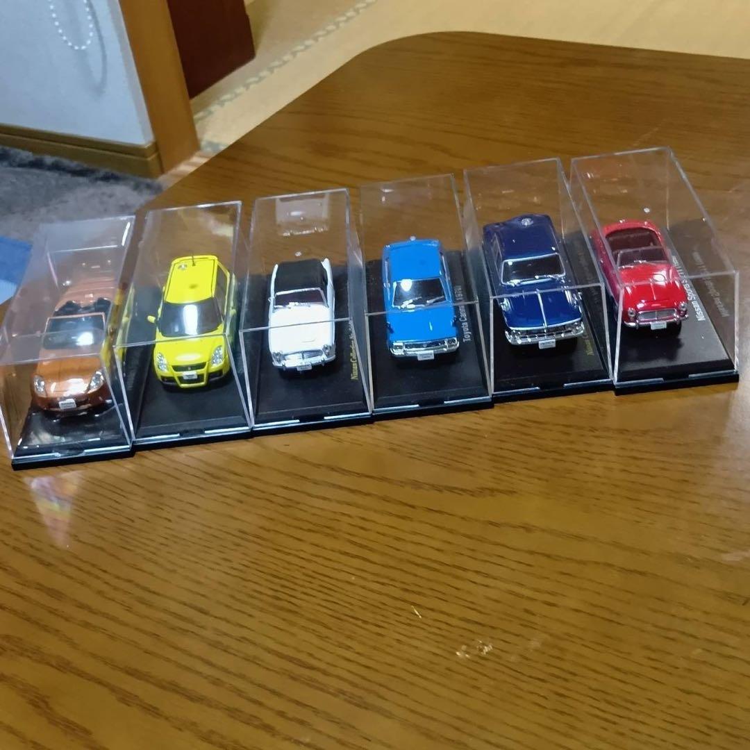 【6台セット】国産・日産名車コレクション 1/43 スイフト　グロリア　他