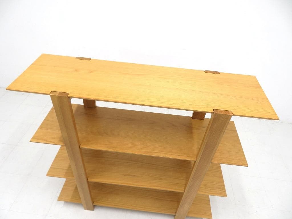 展示品　関家具　ノーウェアライクホーム　オーク材　飾り棚　サイドボード　北欧
